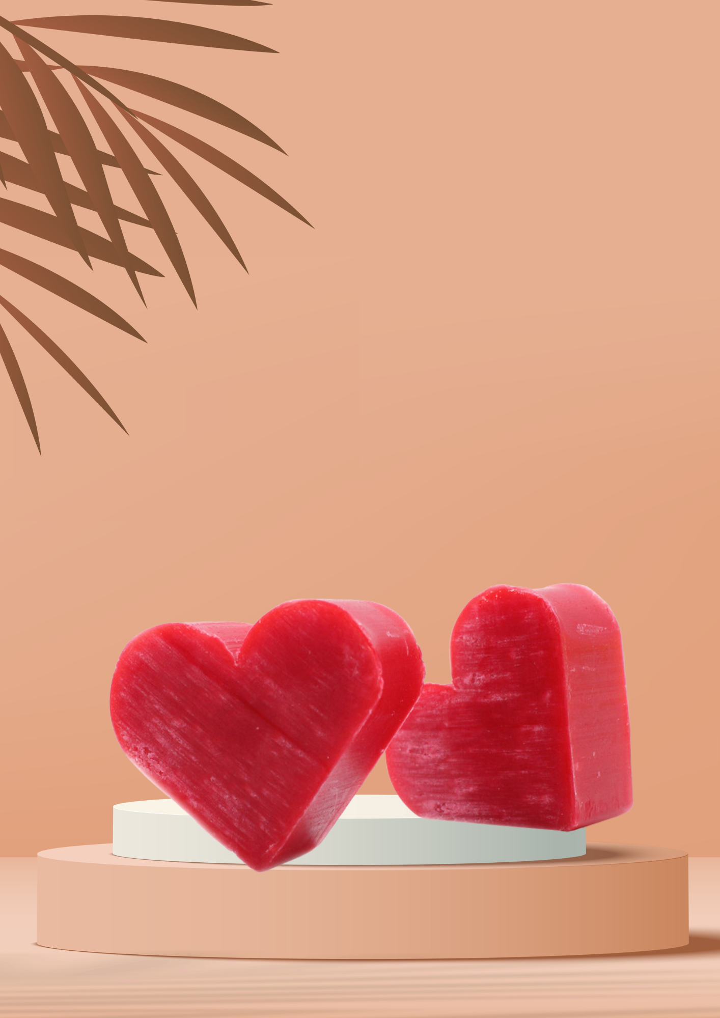 Petit Savon de forme oringinal | Coeur Framboise