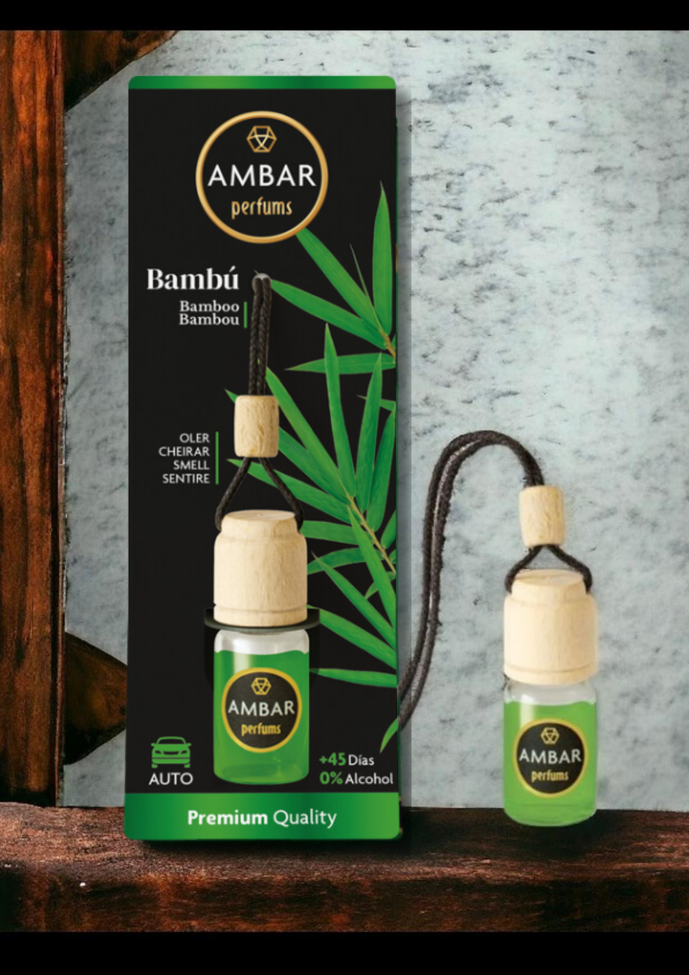 Désodorisant Voiture Bambou
