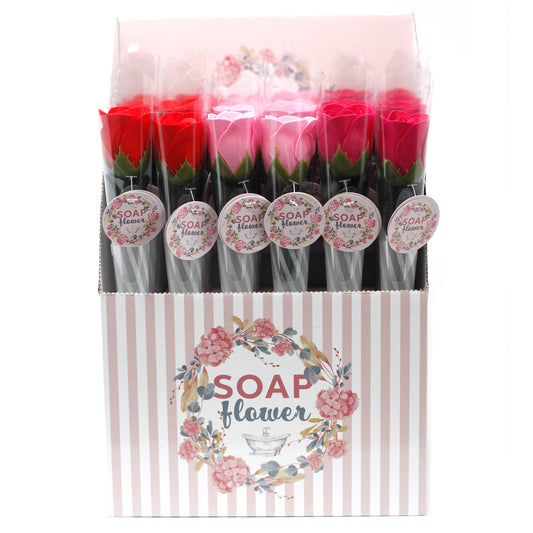 1 Petite Rose fuchsia de savon