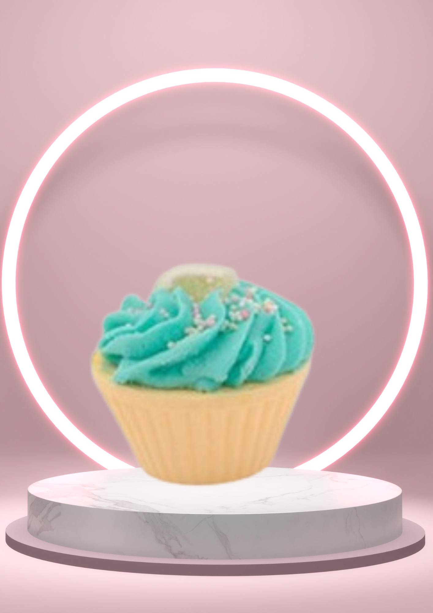 Fondants de bain | Cup Cake Citron Acidulé