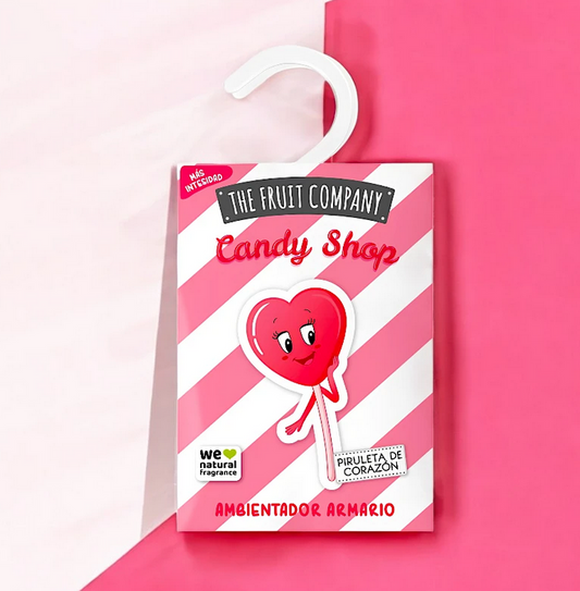 Sachet Désodorisant Armoire à Suspendre –Sucette coeur