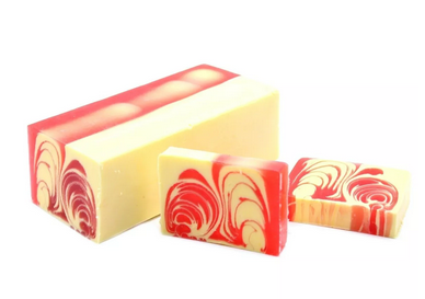 Tranche de savon artisanal | Fraise