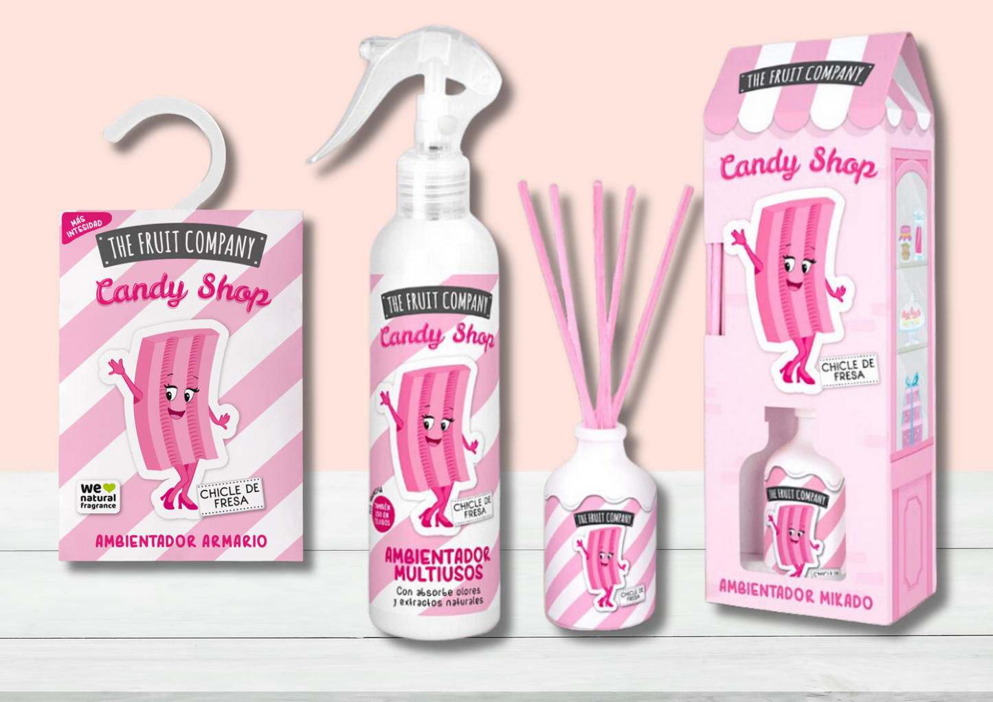 Pack Complet Douceur Chewing-gum Fraise