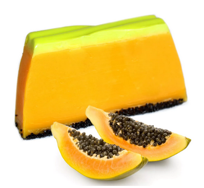 Tranche de savon artisanal | Papaye