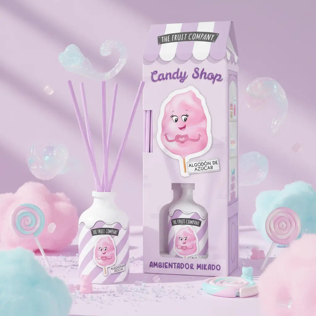 Évasion Sucrée : Mikado & Spray Barbe à Papa pour la Maison