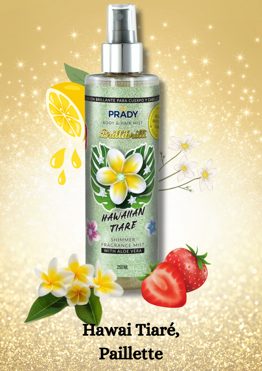 Brume pailletée Corp et Cheveux - Hawai Tiaré