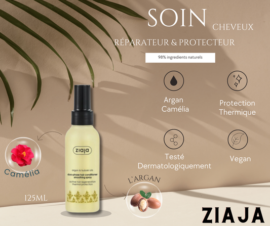 Soin Démélant Sans Rinçage Biphasé – Argan & Camélia