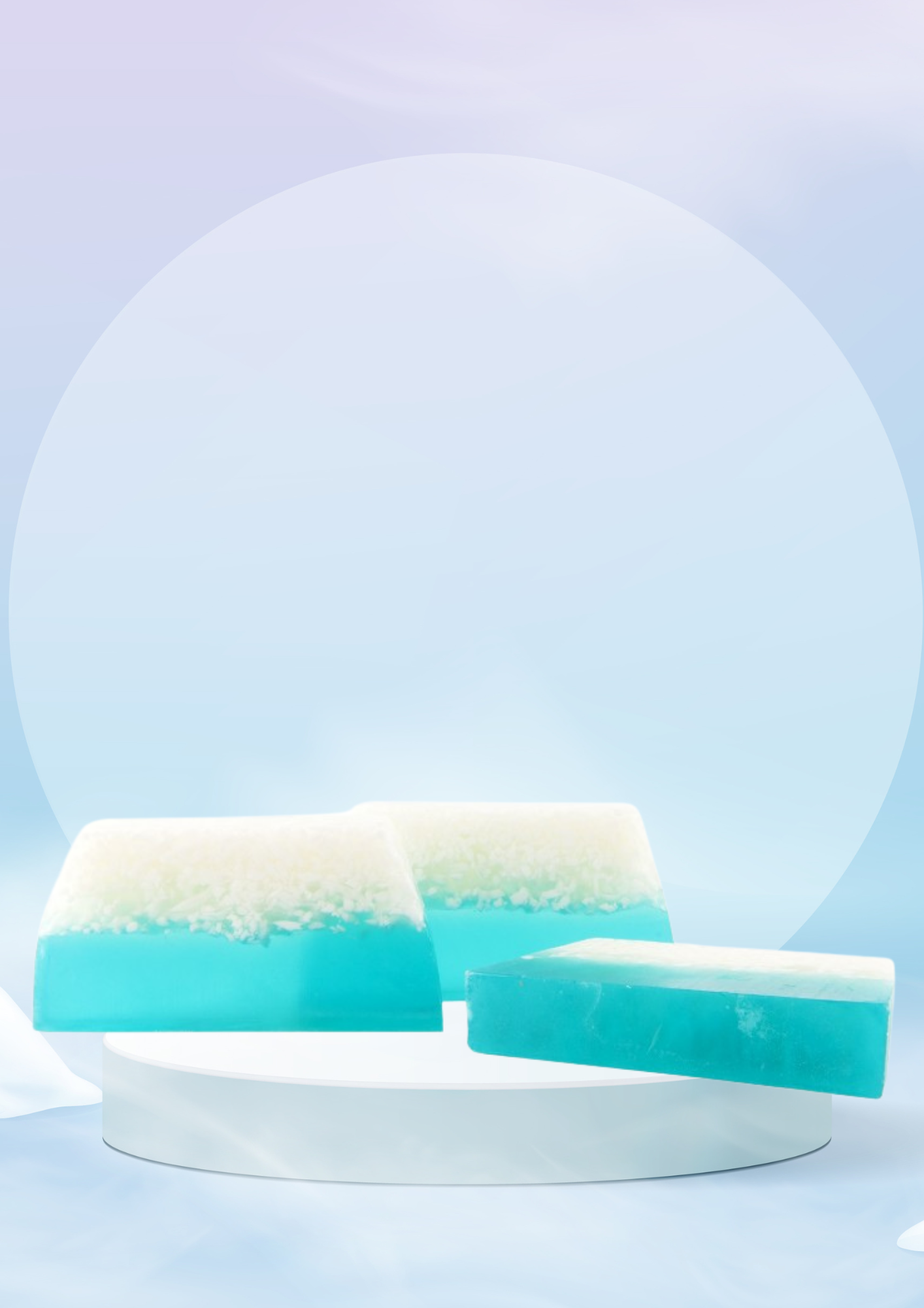 Tranche de savon artisanal | Coton