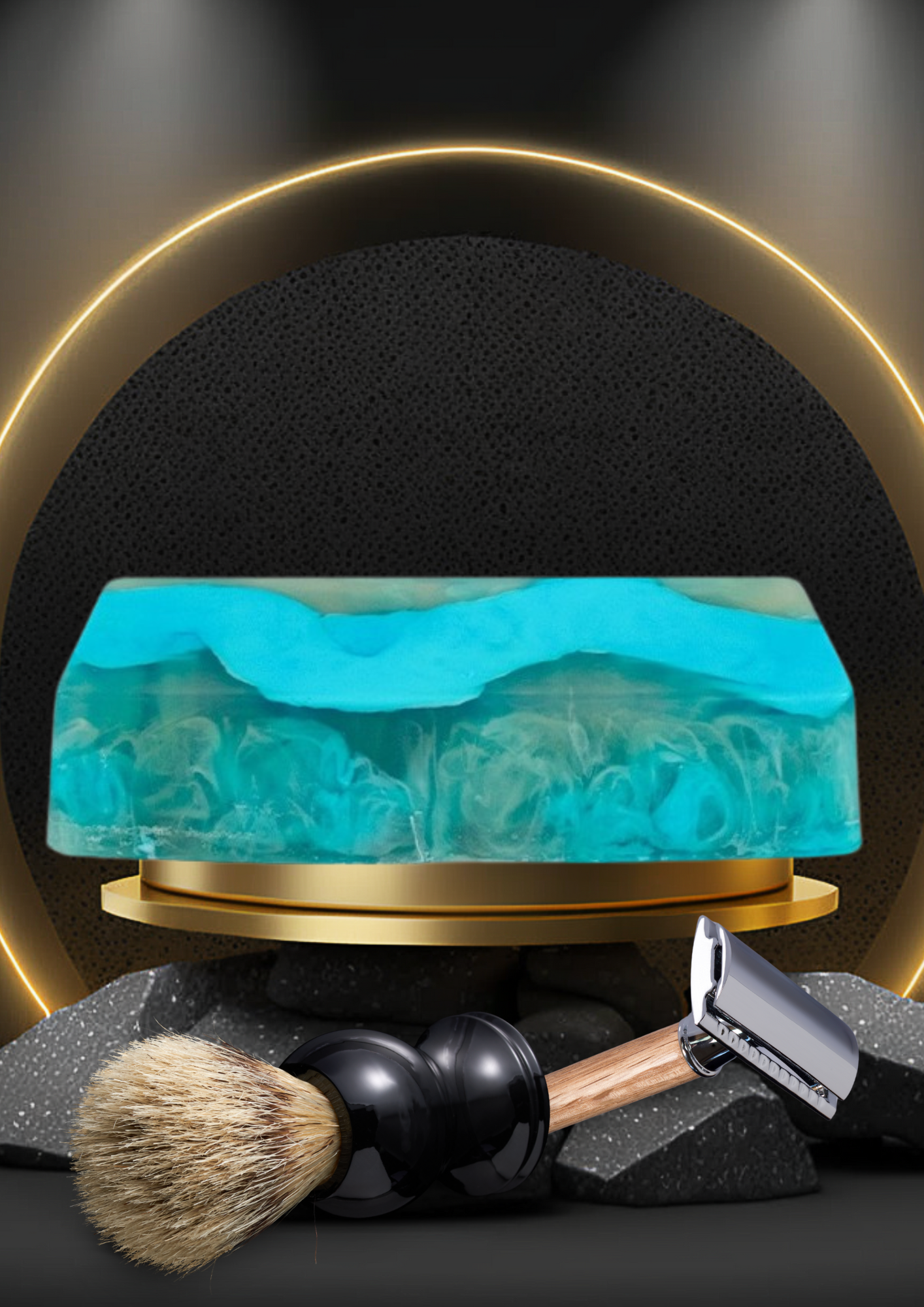 Tranche de savon artisanal de rasage | Sport