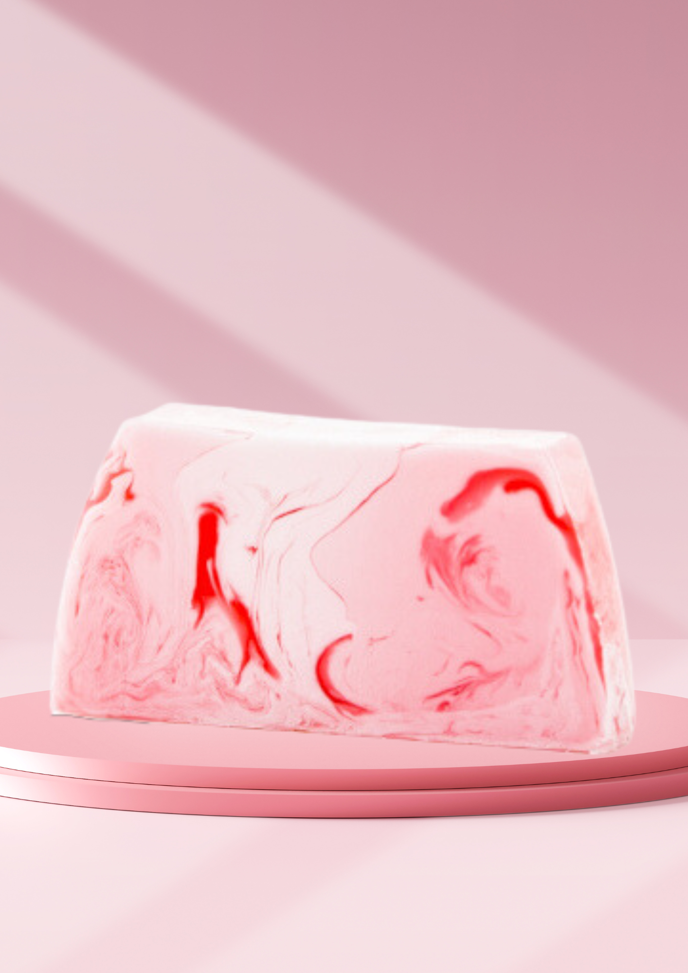 Tranche de savon artisanal | Framboise