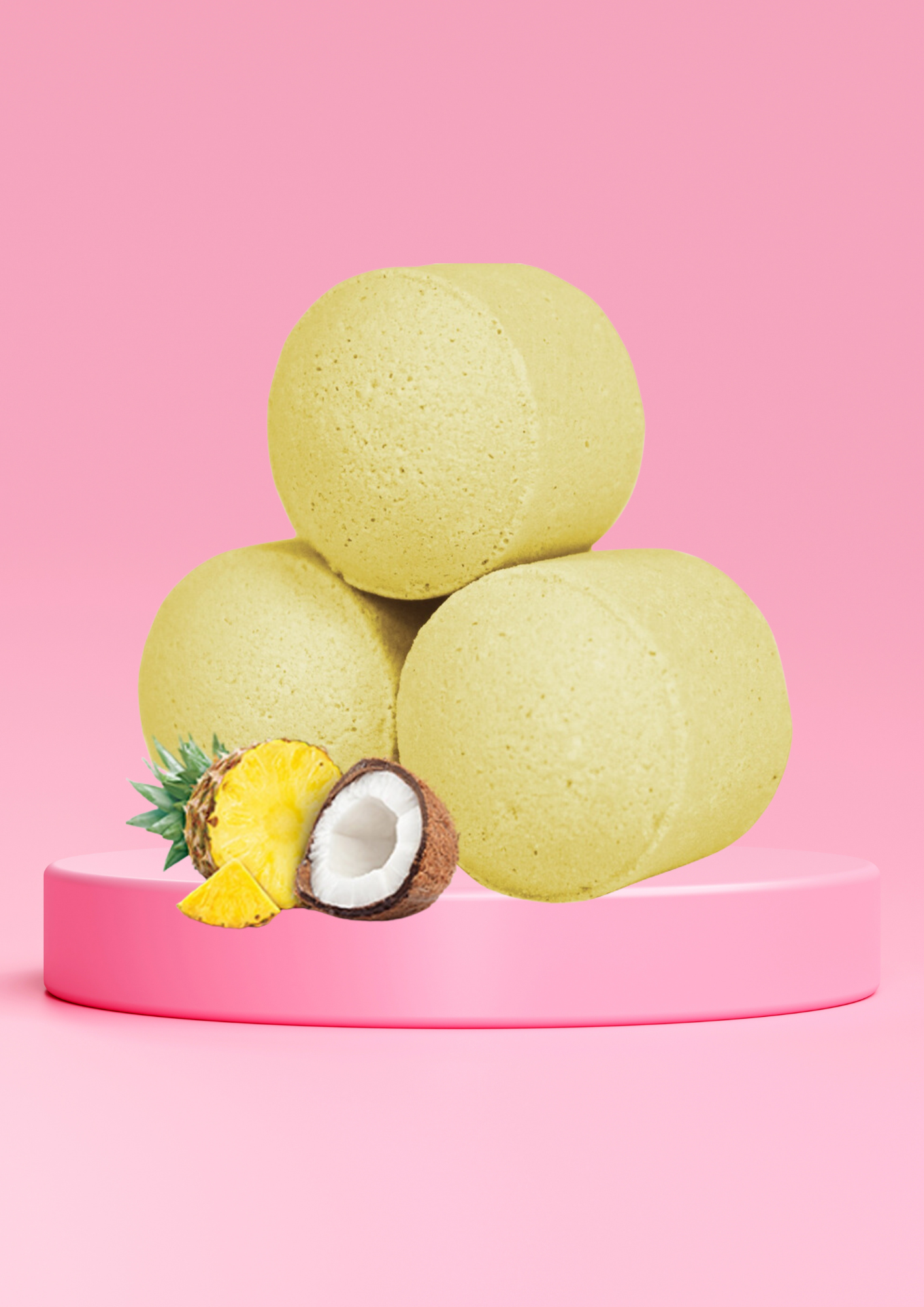 Mini Bombes de bain | Pinacolada