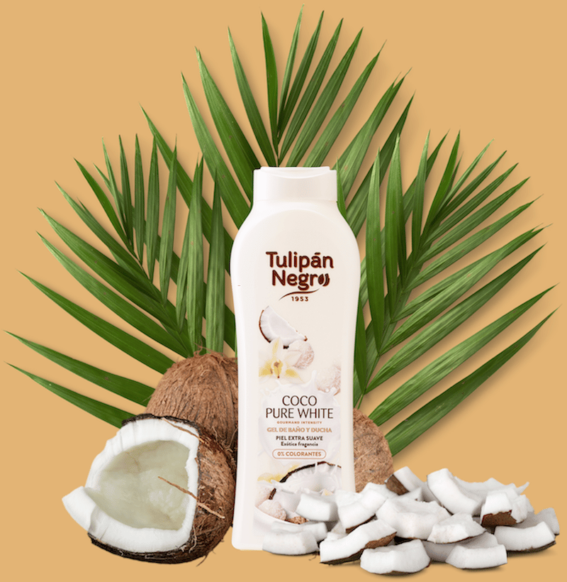 🥥 Pack Duo Coco Pure White | Tulipán Negro – Gel Douche 650 ml + Brume Parfumée 250 ml