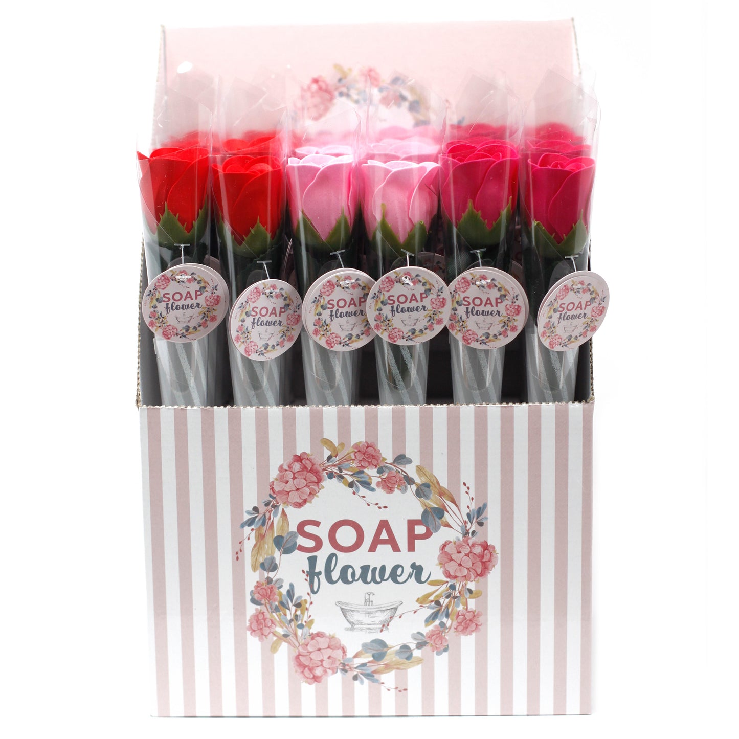 1 Petite Rose rouge de savon