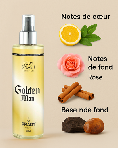 Brume Corporelle Prady - Golden Man inspiration One million