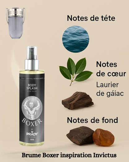 Brume Corporelle Prady -Boxer inspirationh Invictus