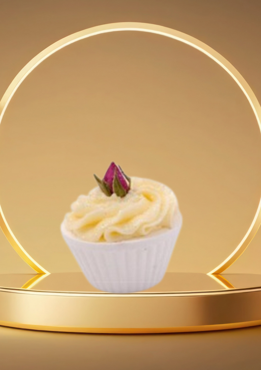 Fondants de bain | Cup Cake Rose de Damas