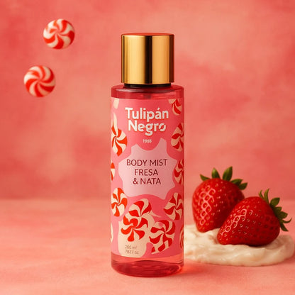 🍓 Pack Duo Fraise Chantilly | Tulipán Negro – Gel Douche 650 ml + Brume Parfumée 250 ml