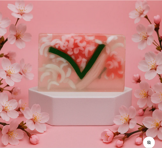Tranche de savon artisanal   | Sakura