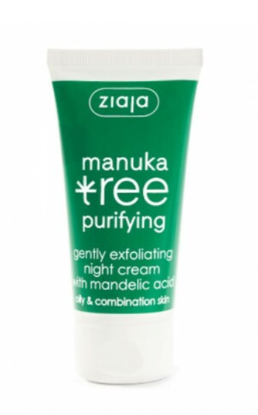 Crème de Nuit Exfoliante et Purifiante au Manuka