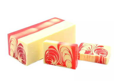 Tranche de savon artisanal   | Fraise