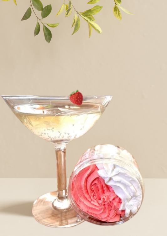 Chantilly de Douche et Bain | Champagne Fraise