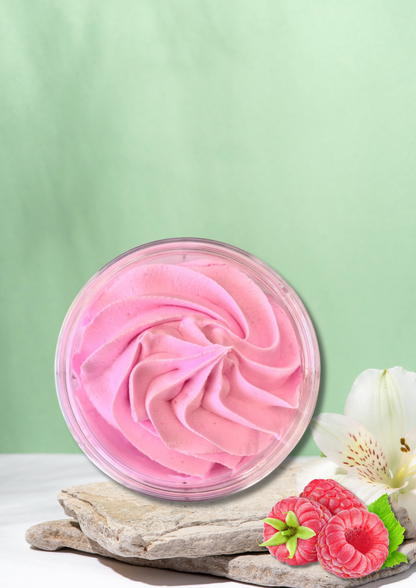 Chantilly de Douche et Bain Exfoliente | Framboise