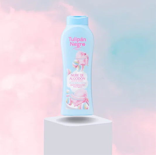 ☁️ Pack Duo Barbe à Papa – Tulipán Negro - Gel Douche 650 ml + Brume Parfumée 250 ml
