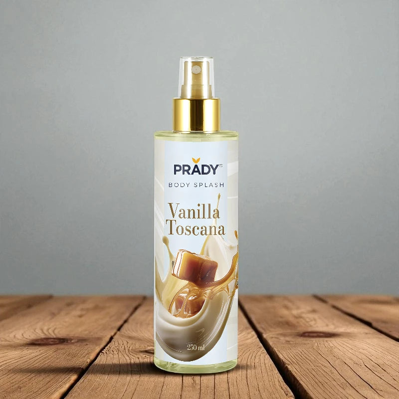 🍮 Brume Corporelle PRADY – Vanilla Toscana 250 ml
