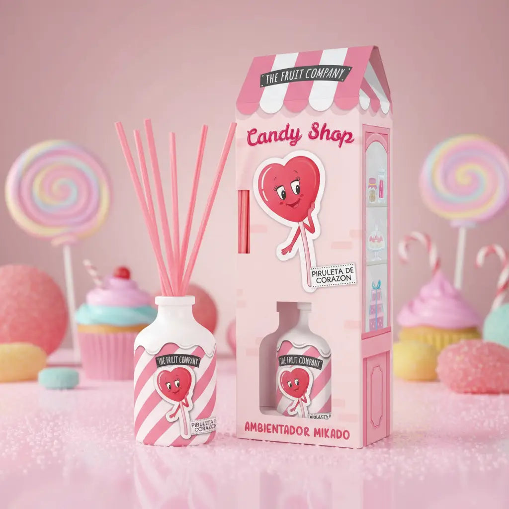 Pack Complet Douceur Sucette Cœur Rouge