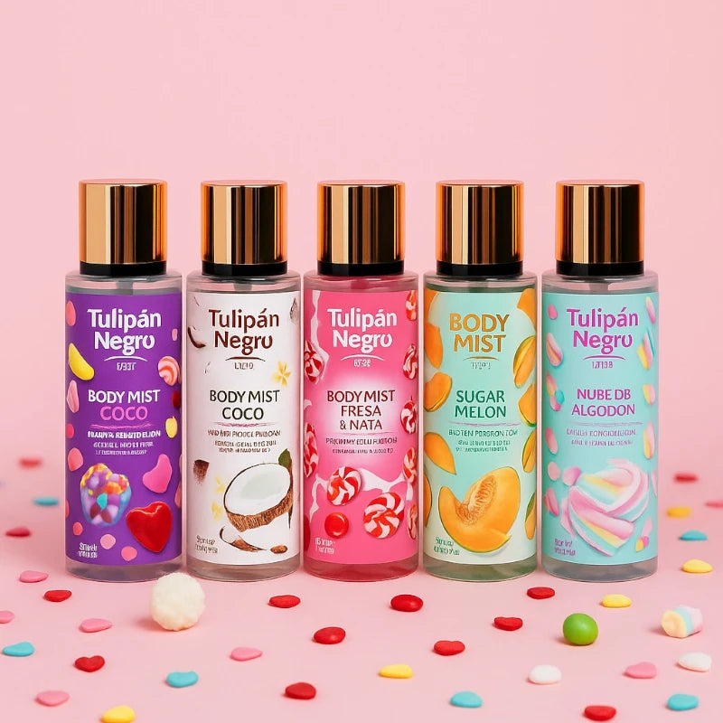 🍬 Brume Parfumée Corps –Bonbon Fantasy | Tulipán Negro (250 ml)