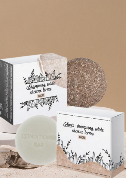 Pack Shampoing et Après Shampoing Solide pour Cheveux Ternes